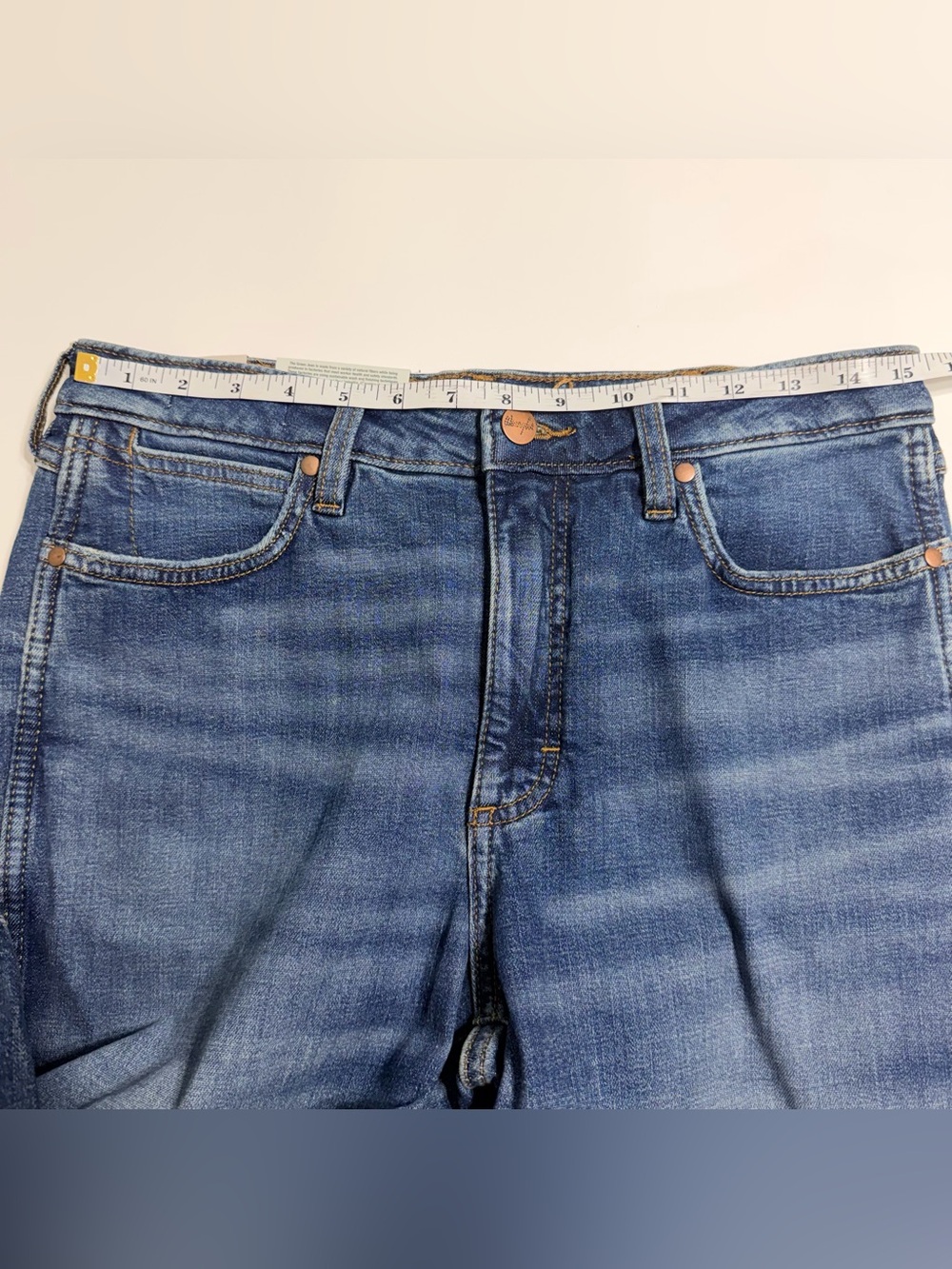 Wrangler Retro Green Jean Trumpet Flare Jeans 30x36 Tall Paige Western NWT - Picture 15 of 16